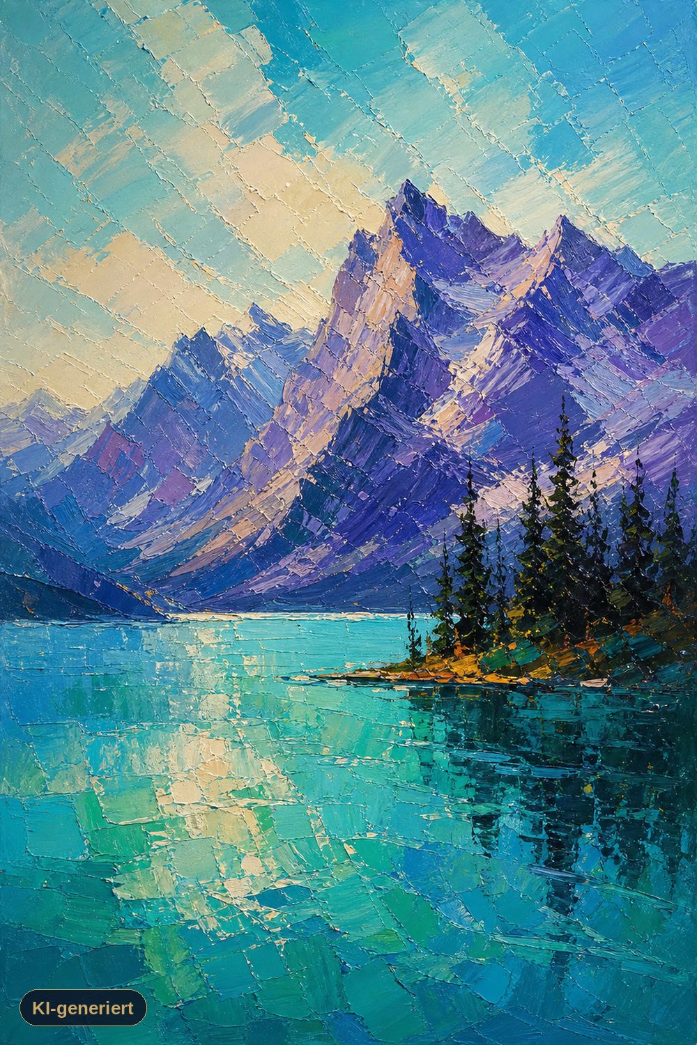 Türkiser Bergsee