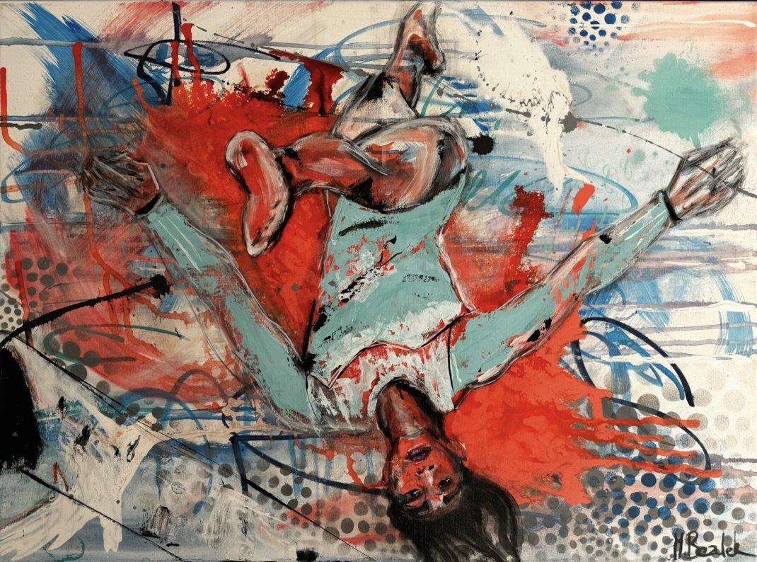 Dancing on the beam von Marion Bezdek