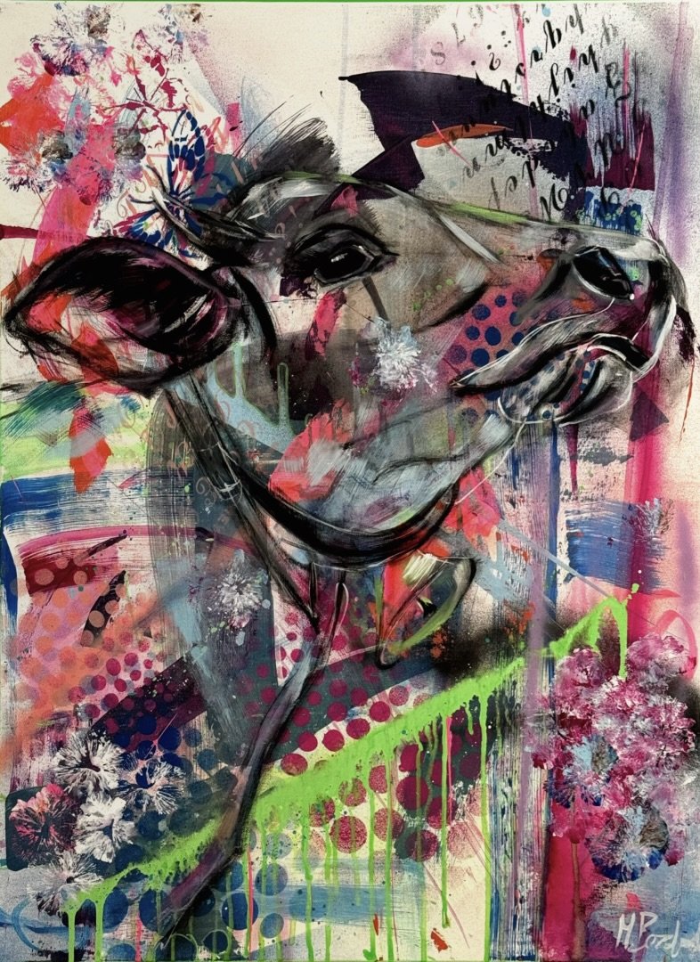 Hot Summer Cow von Marion Bezdek