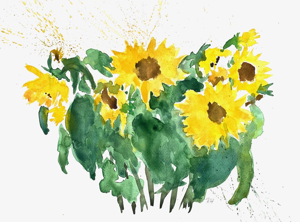 Sonnenblumen 2 von Charles Mills