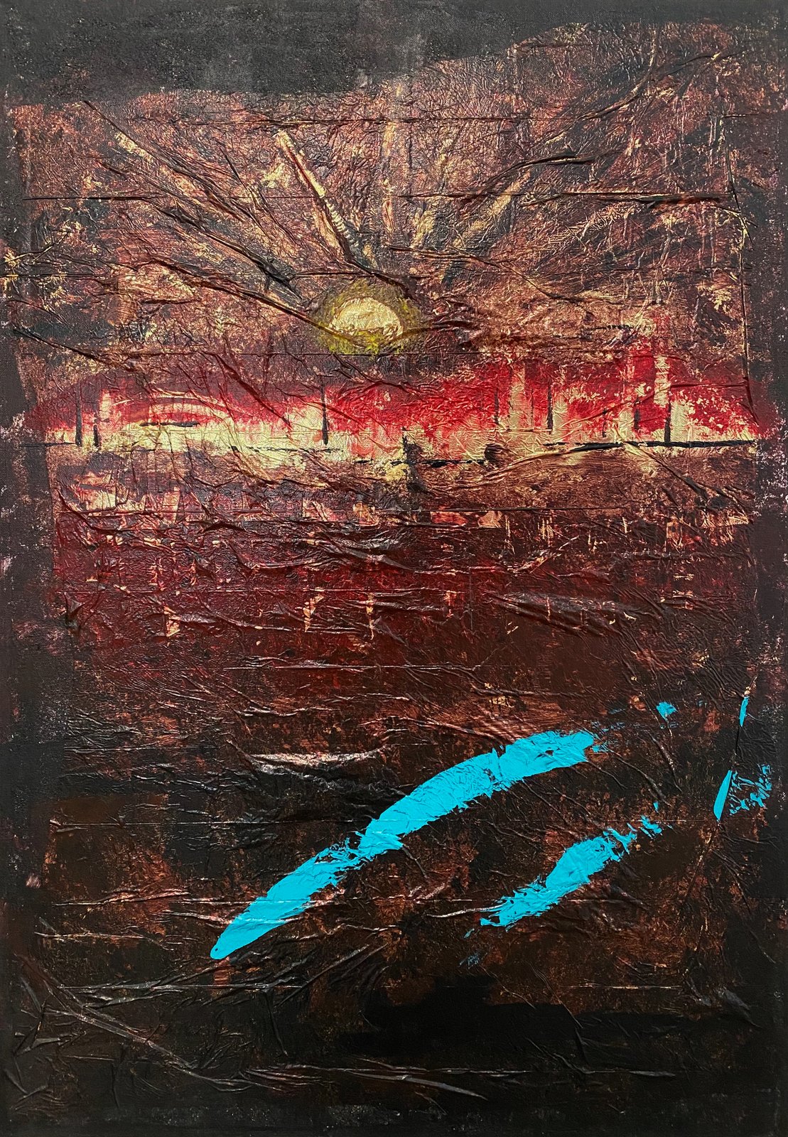 Sonnenuntergang in Gold