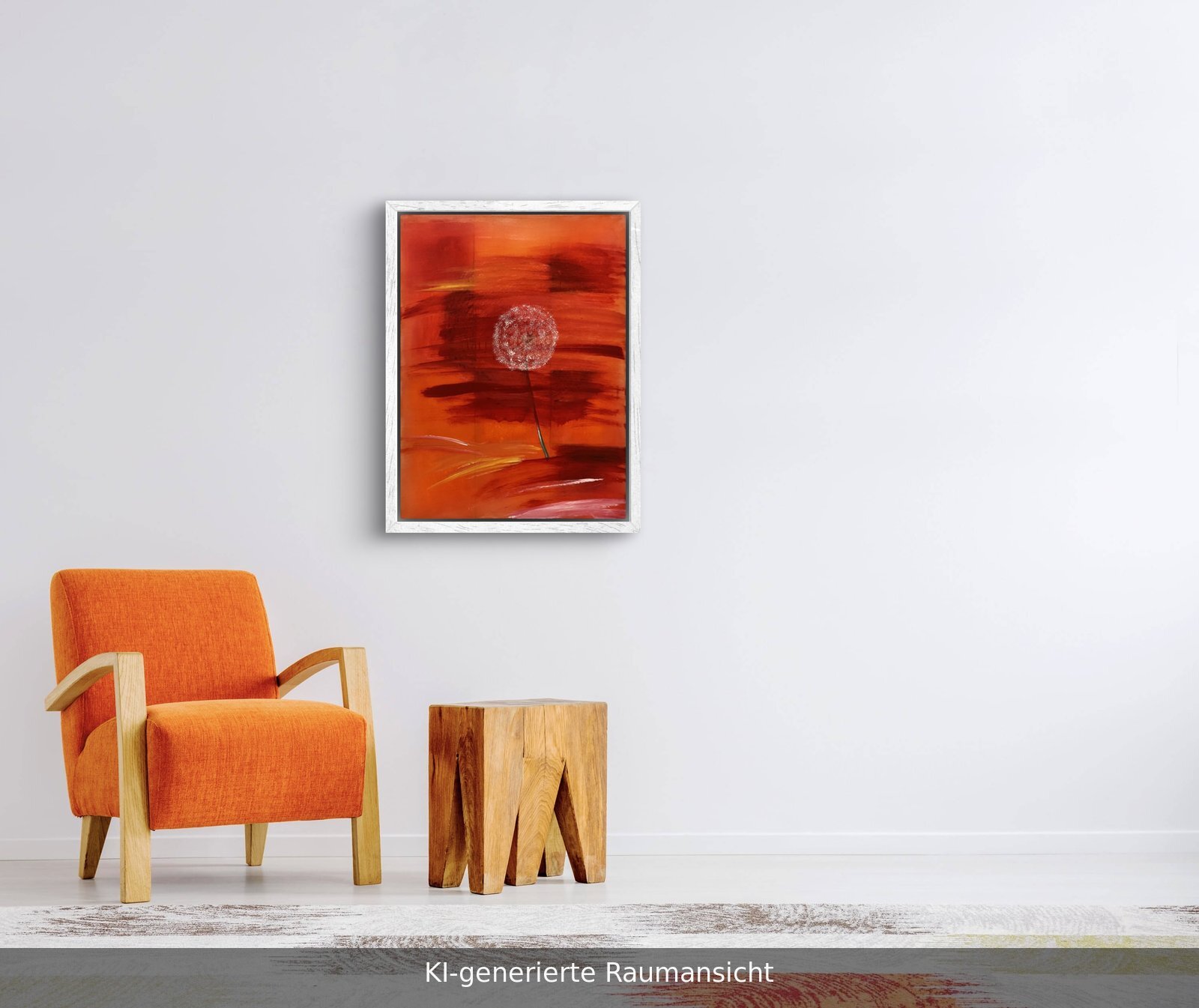Pusteblume auf Rot – Hagen Wieland 3