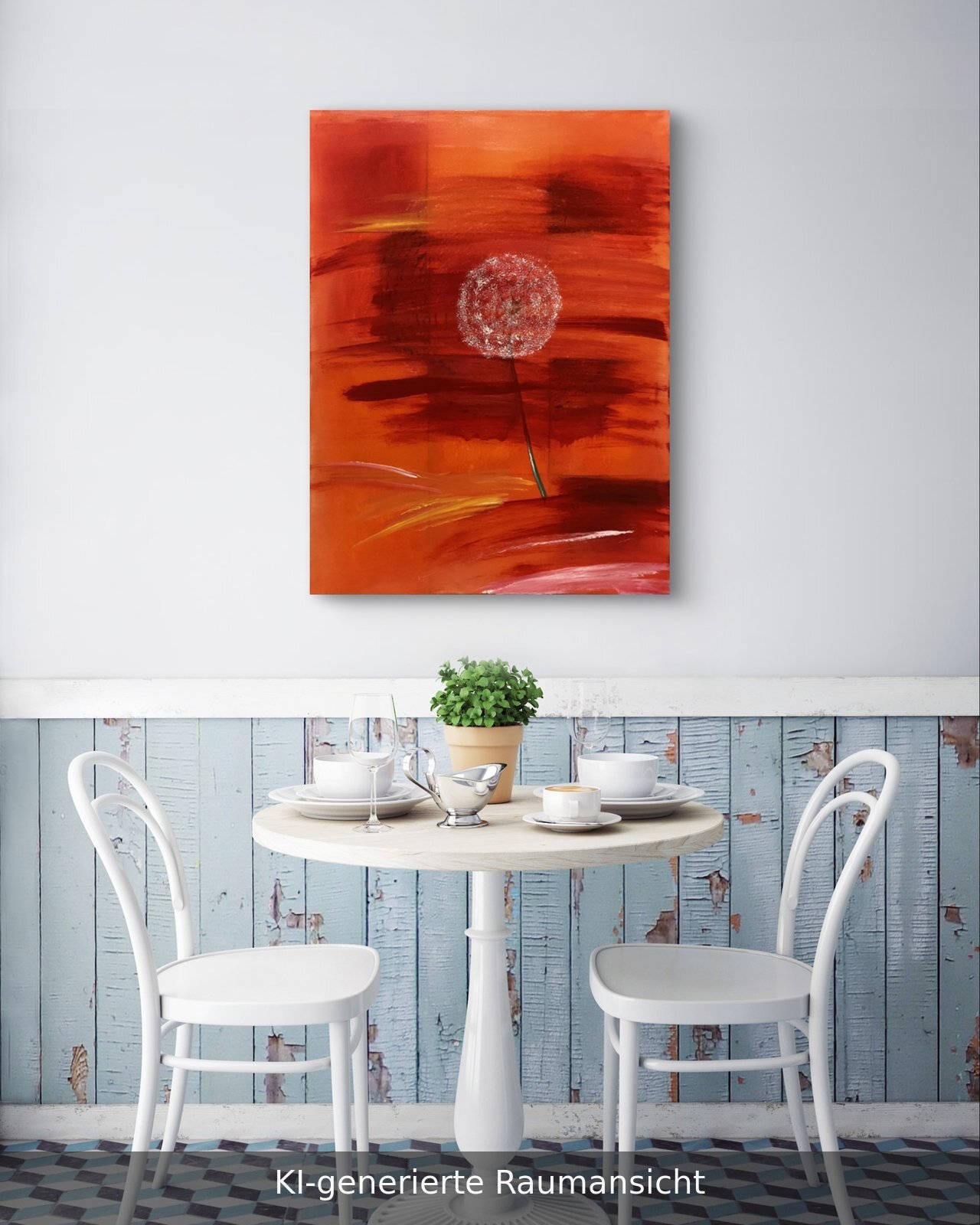 Pusteblume auf Rot – Hagen Wieland 4