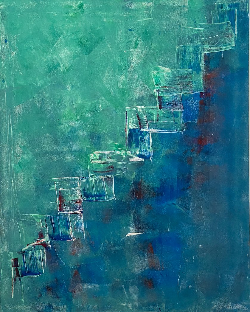Treppe von Maria Gehwolf