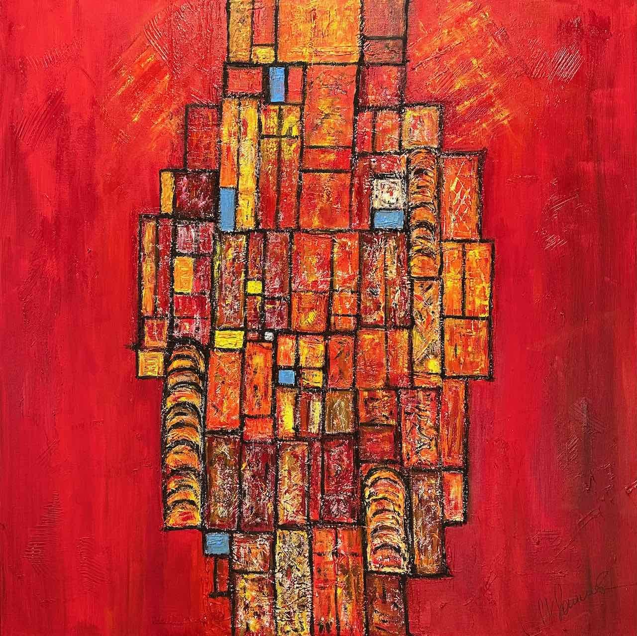 Red Explosion IV von Suzanne Vivien Sommer