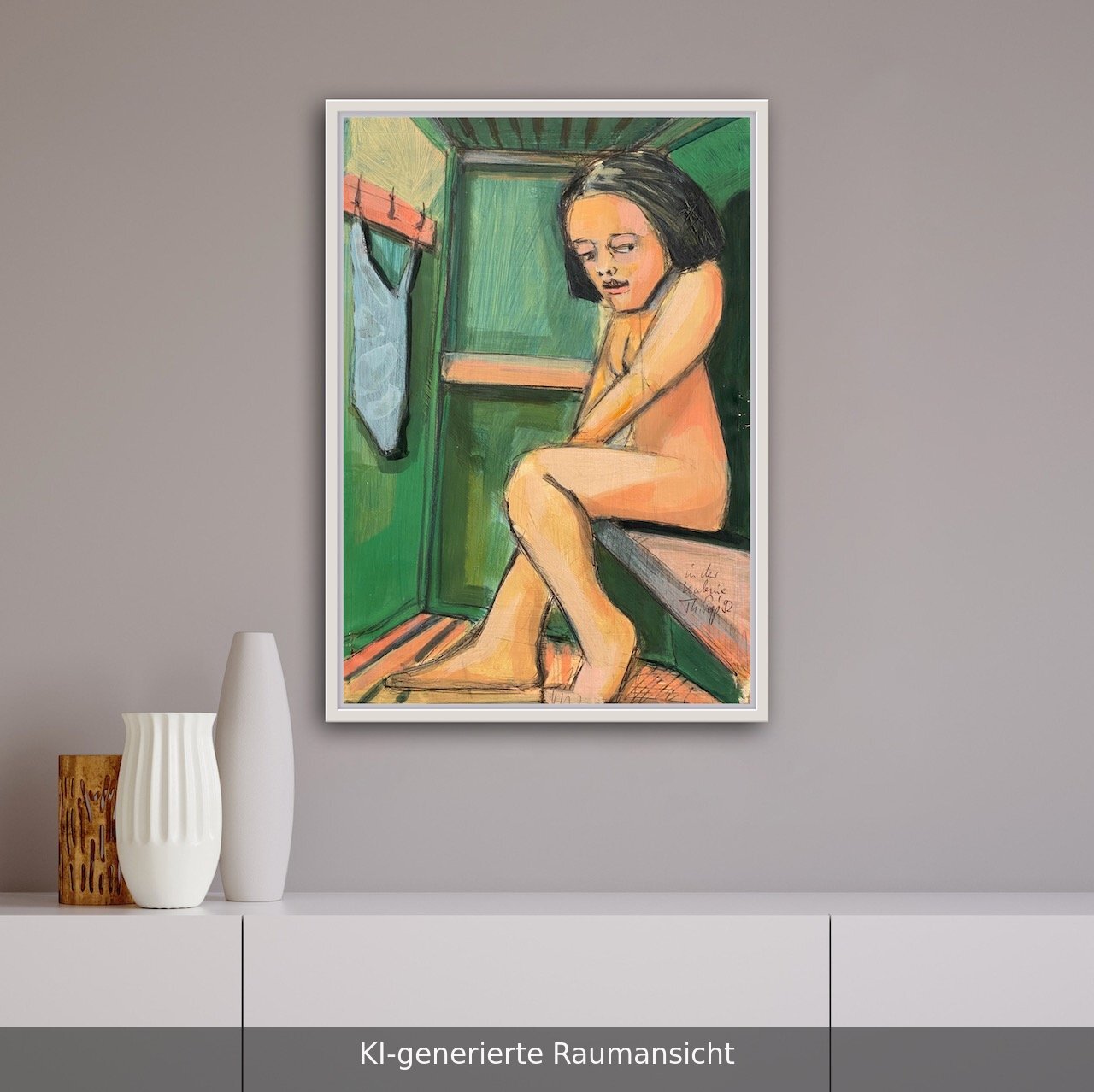 In der Kabine 4