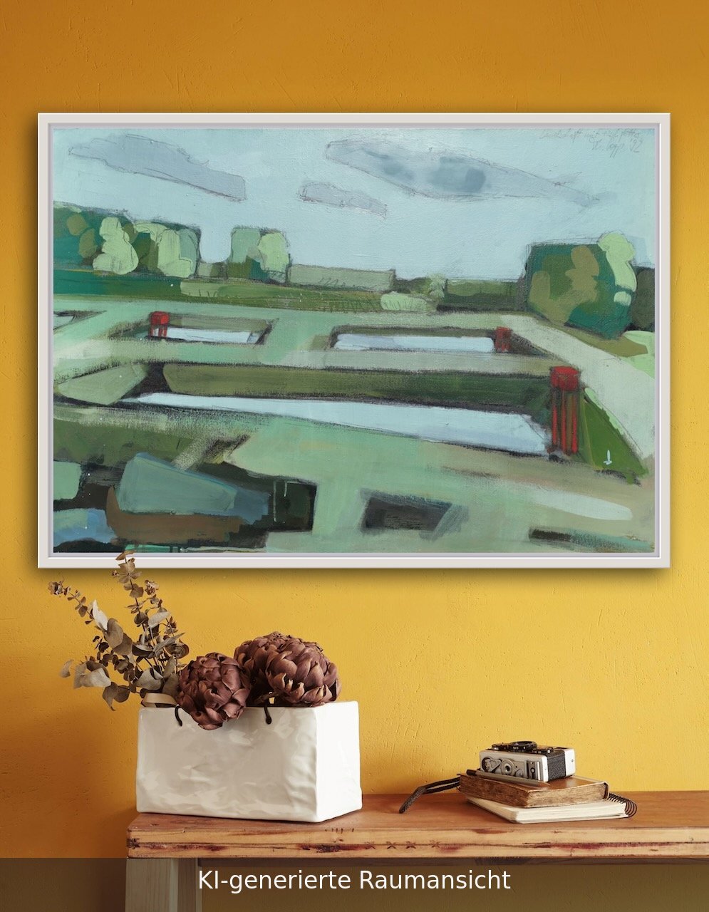 Landschaft mit Fischfutter 6