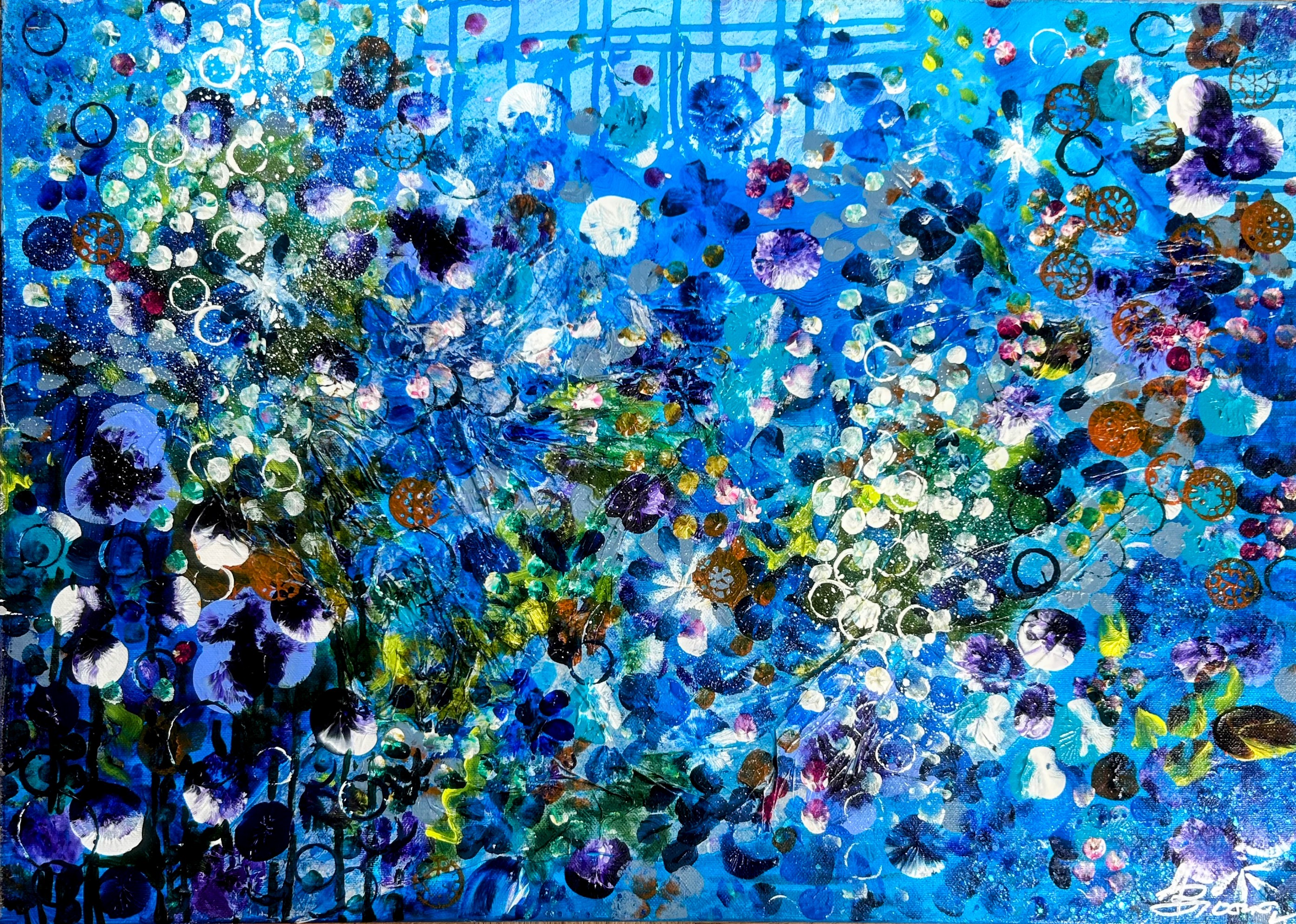Dream of a blue cottage garden